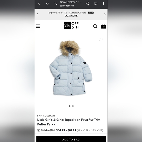 Sam Edelman Toddler Jacket (2T) - Picture 5 of 5